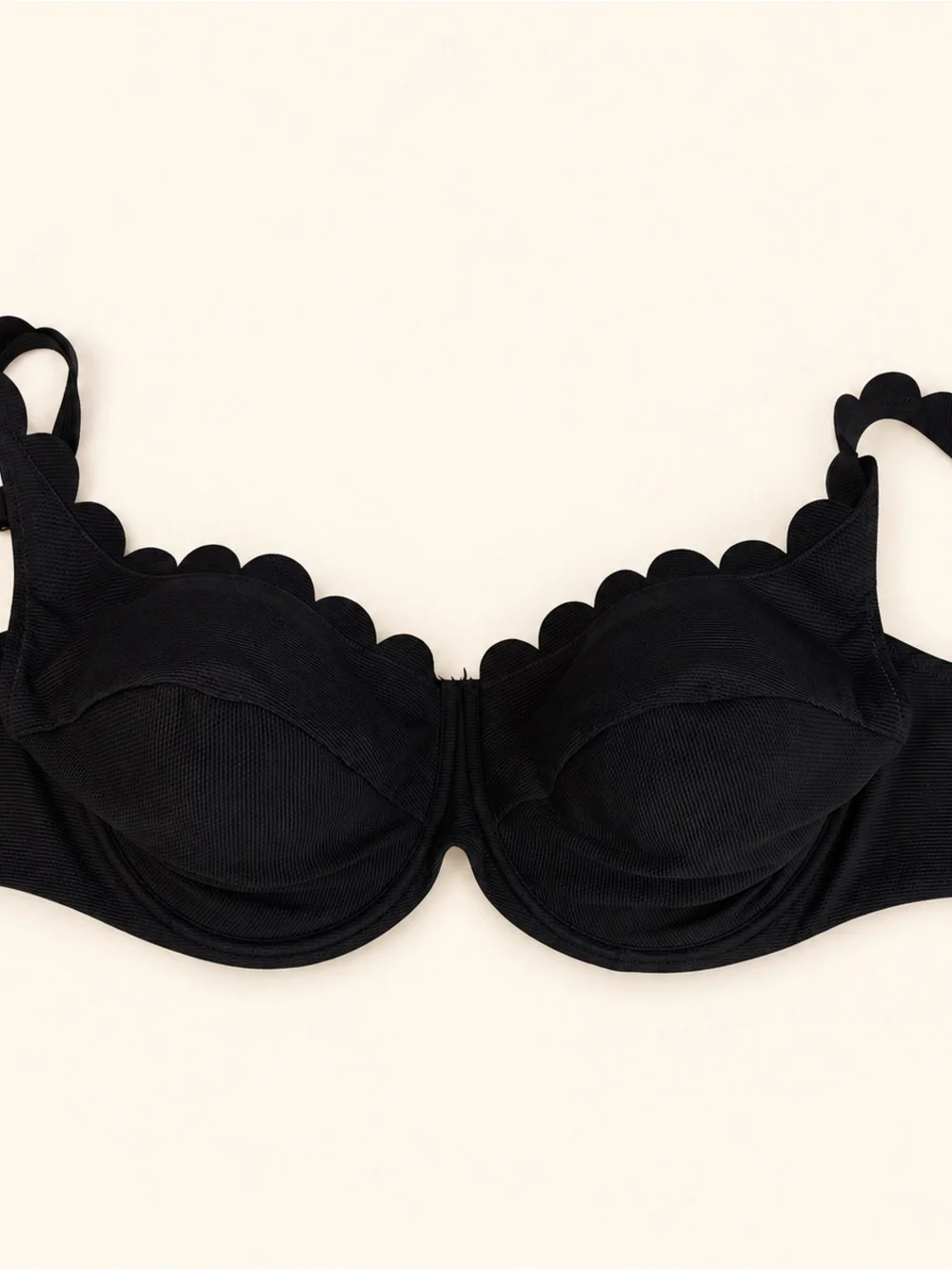 Panache Spirit Lauren Black Plunge Bikini Top 36J UK 36M US NWT